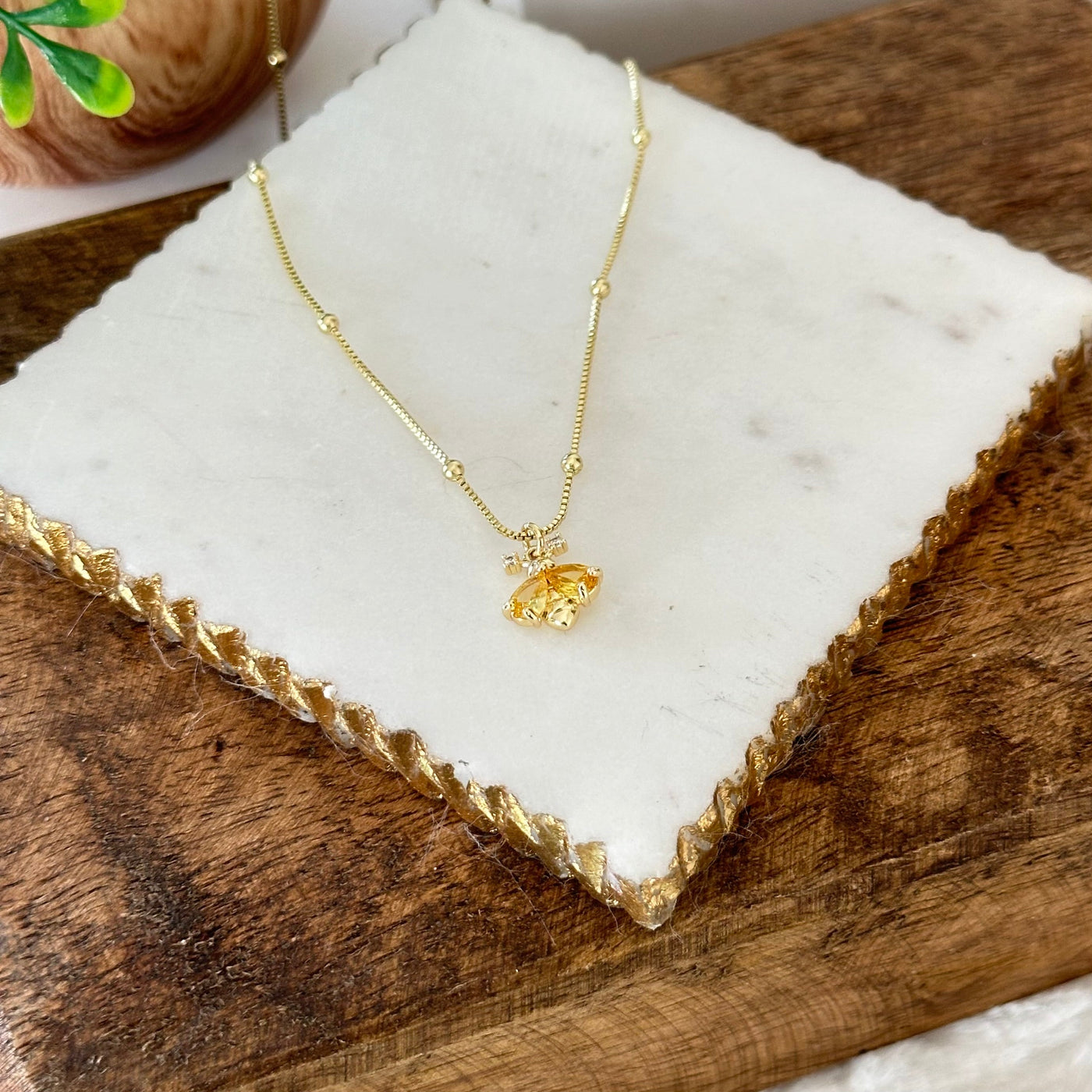 Valentina® | Melissa Dainty Bee Necklace