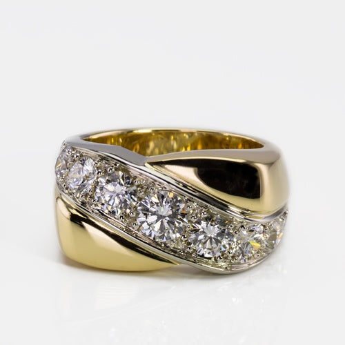 Gema® | Vintage Bright Wavy Gold Ring