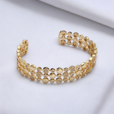 Maritza® | Gavriella Hexogonal Cuff Bracelet