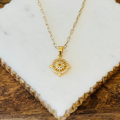 Lilith® | Beatrice Compass Necklace