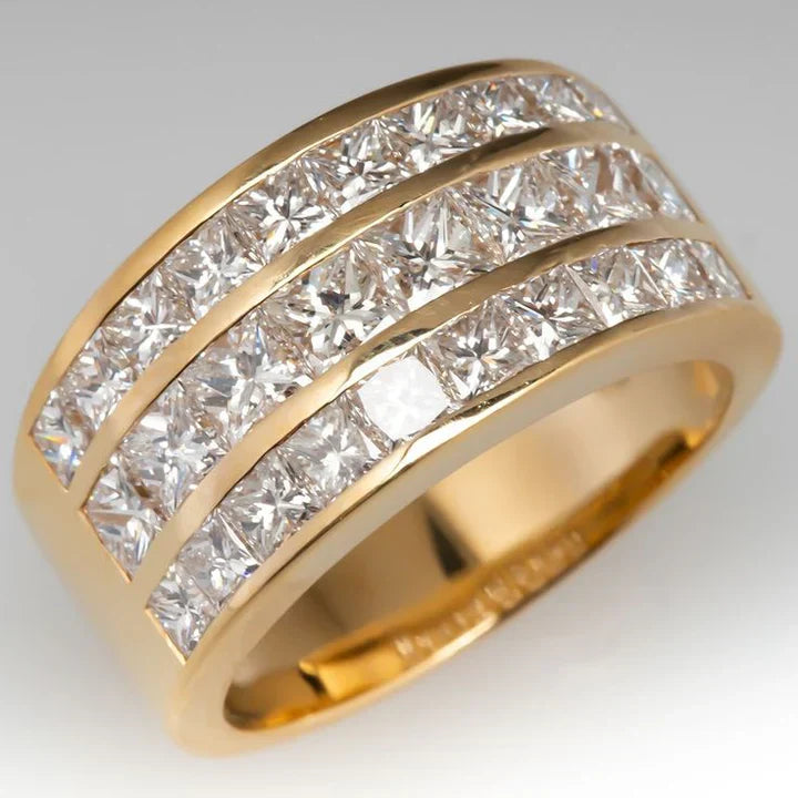 Esmeralda® | Vintage Bright Thick Gold Ring