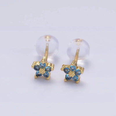 Ágata® | Dainty Flower Stud Earrings