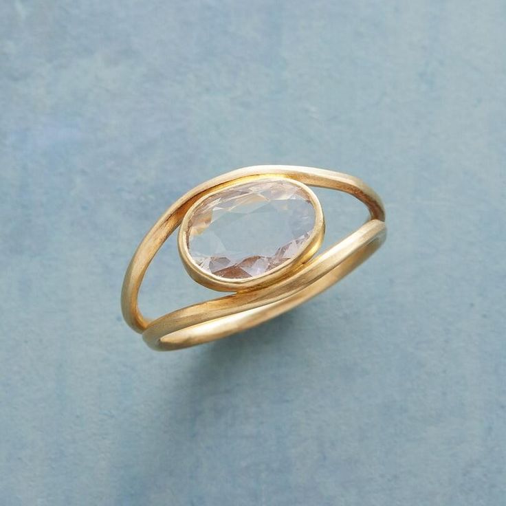 Jessica® | Vintage Glass Gold Ring