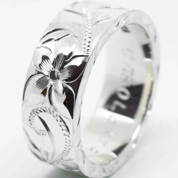 Mónica® | Vintage Silver Blossom Ring