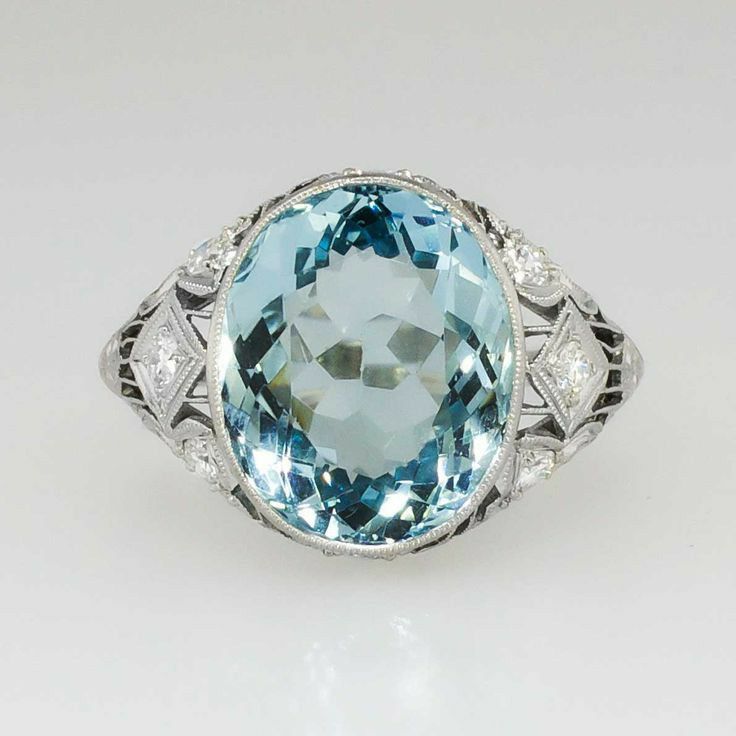 Isabella® | Vintage Glass Blue Ring