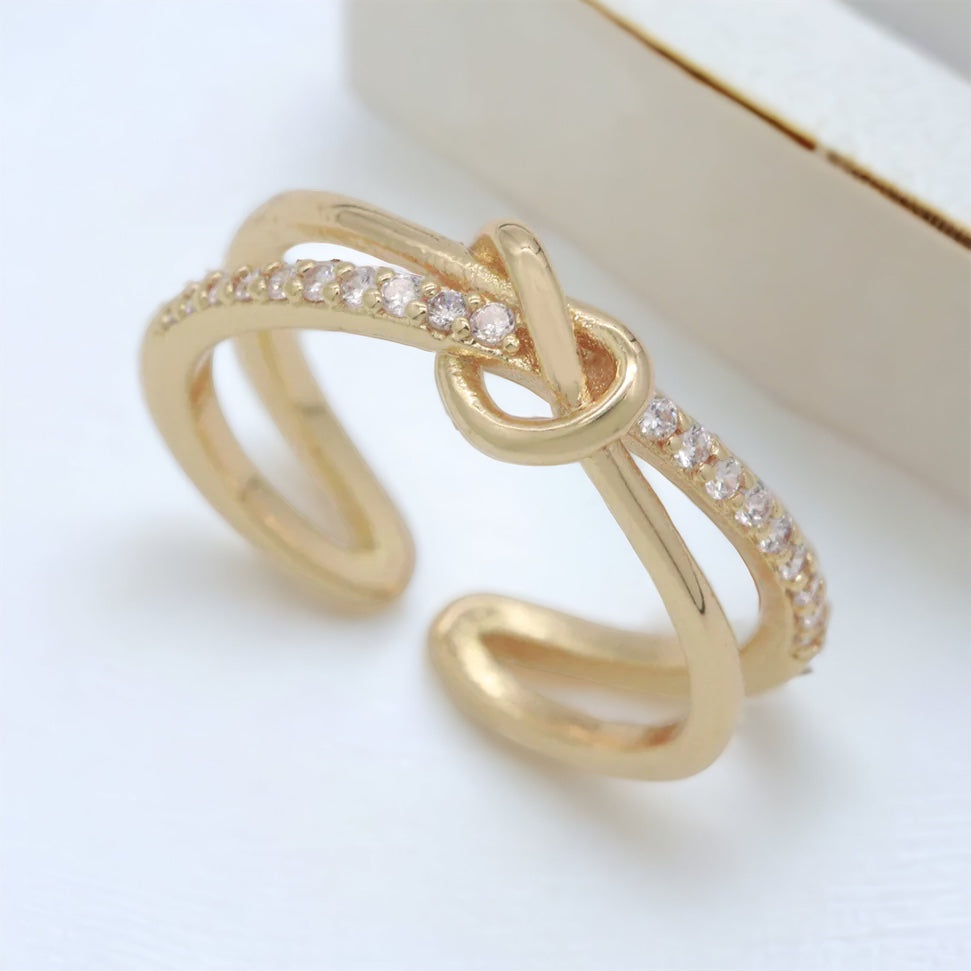 Zaida® | Sancia Twist Double Band Ring