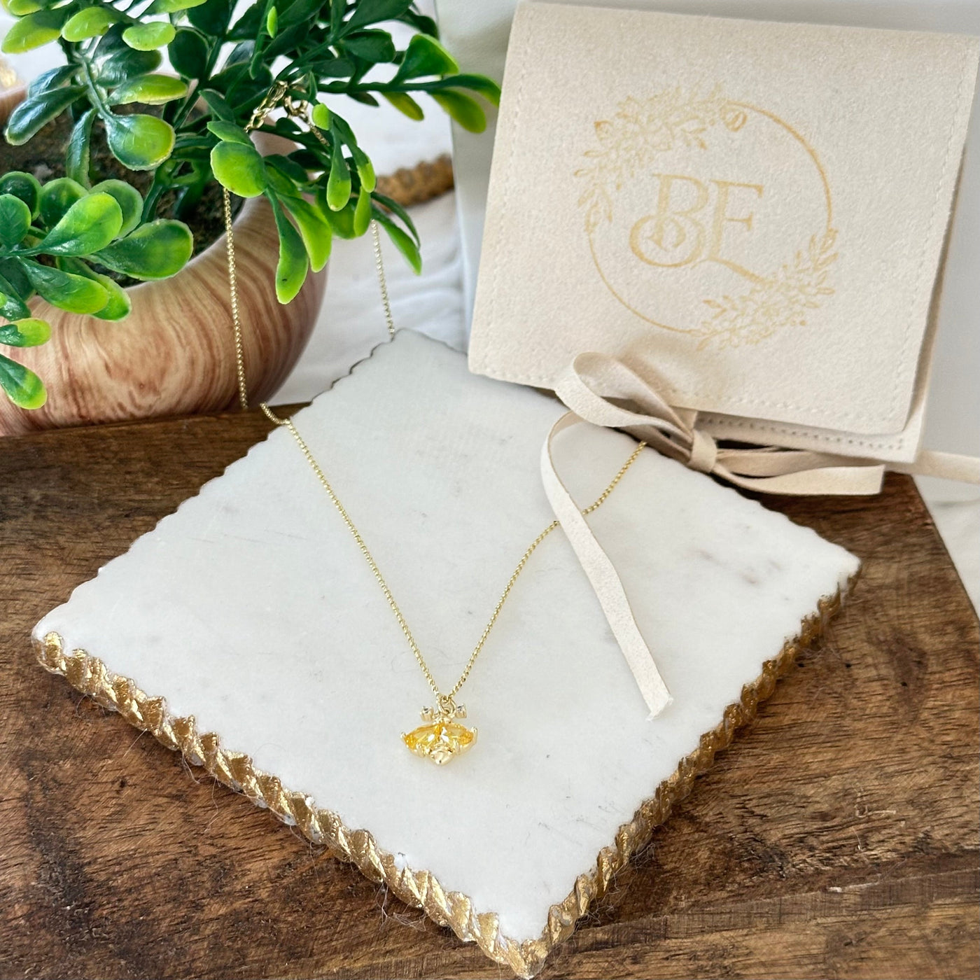 Valentina® | Melissa Dainty Bee Necklace