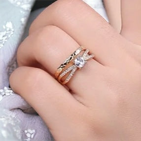 Karina® | Luisa Diamond Cut CZ Ring