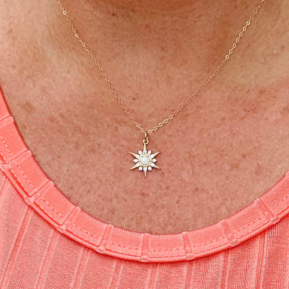 Niamh® | Stellina Opal Star Necklace