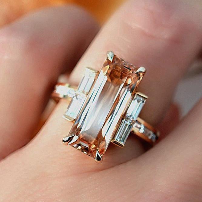 Carla® | Vintage Red White Glass Ring
