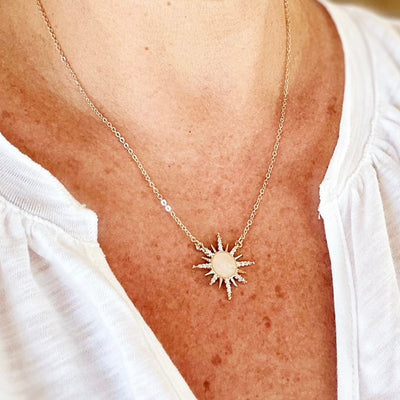 Sage® | Chiara Dainty Sun Necklace