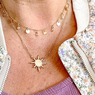 Sage® | Chiara Dainty Sun Necklace