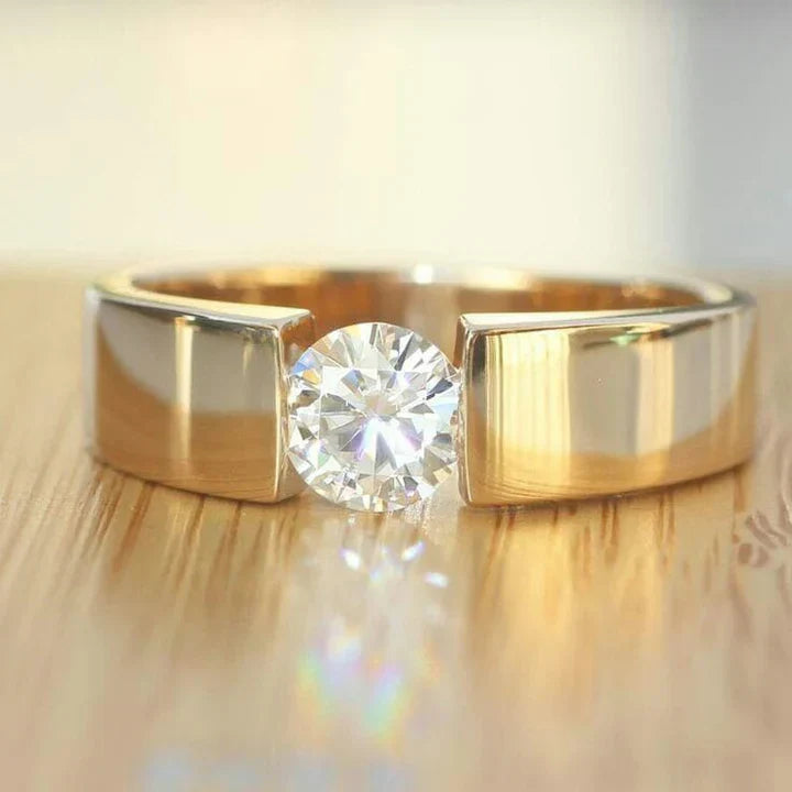 Zelda® | Vintage Open Zirconia Gold Ring