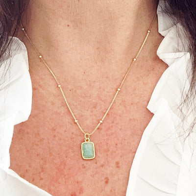 Vesper® | Briella Amazonite Gemstone Necklace