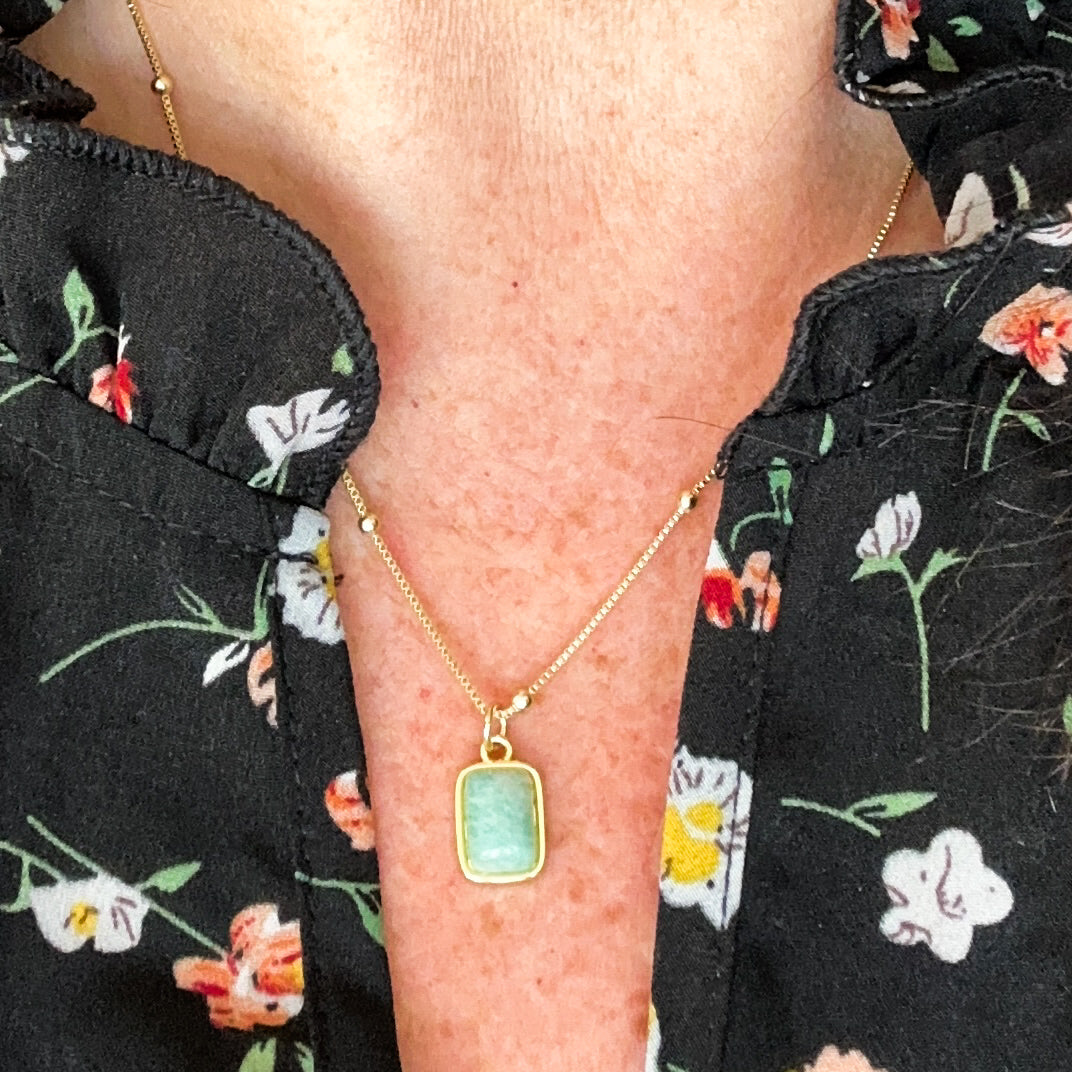 Vesper® | Briella Amazonite Gemstone Necklace