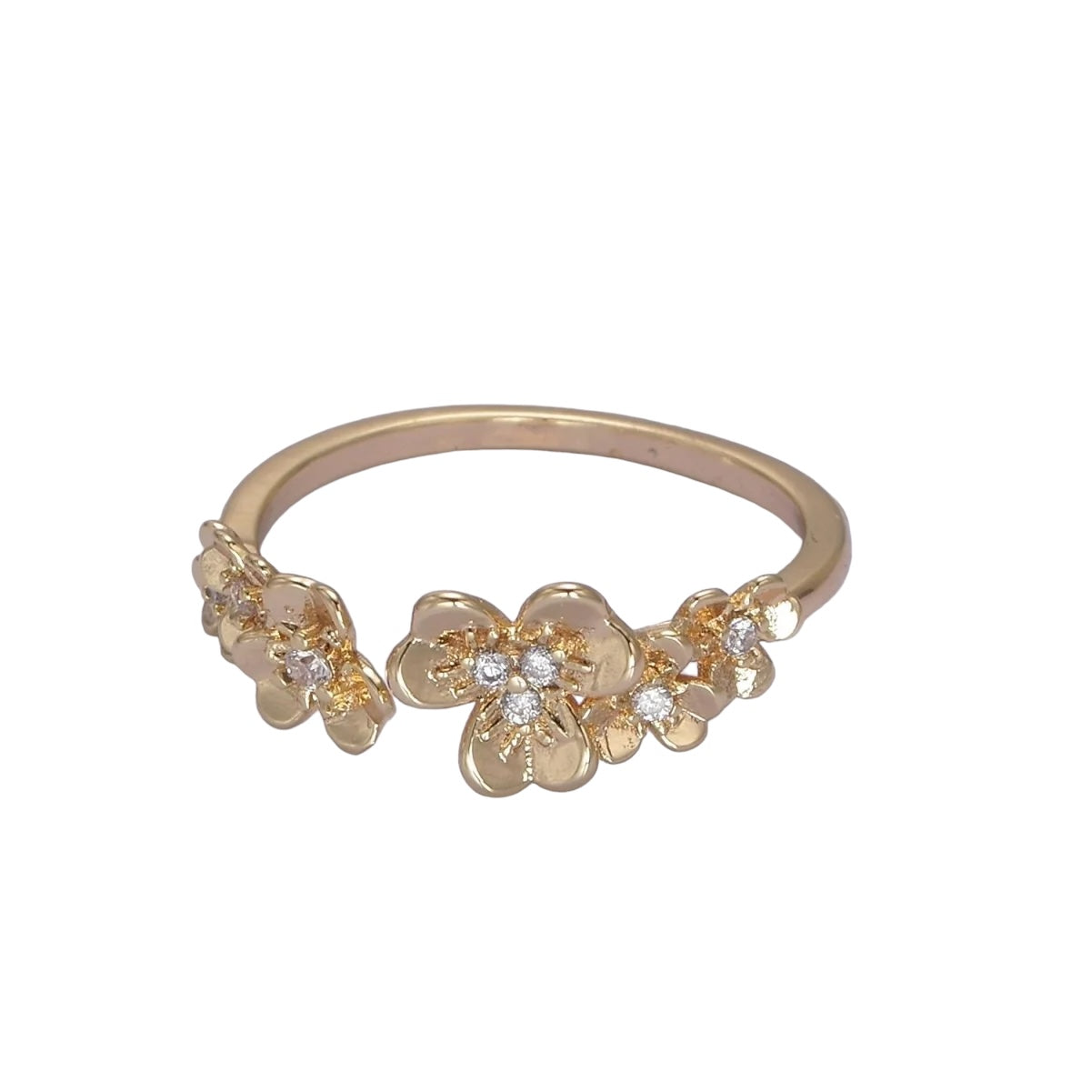 Viviana® | Tonia Dainty Flower Ring