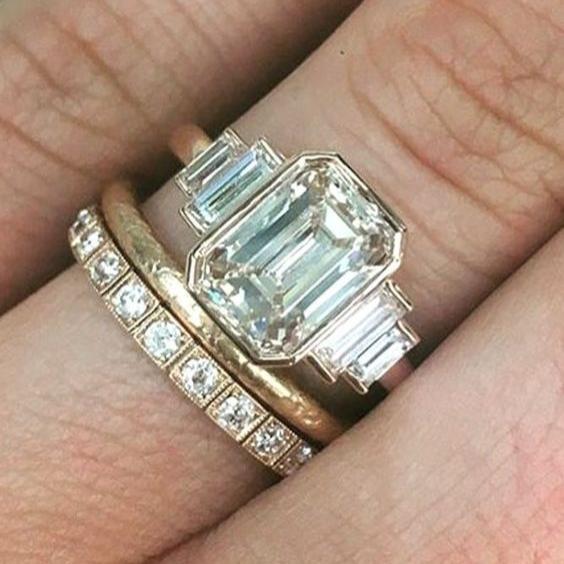 Greta® | Vintage Crystal Turquoise Ring Set
