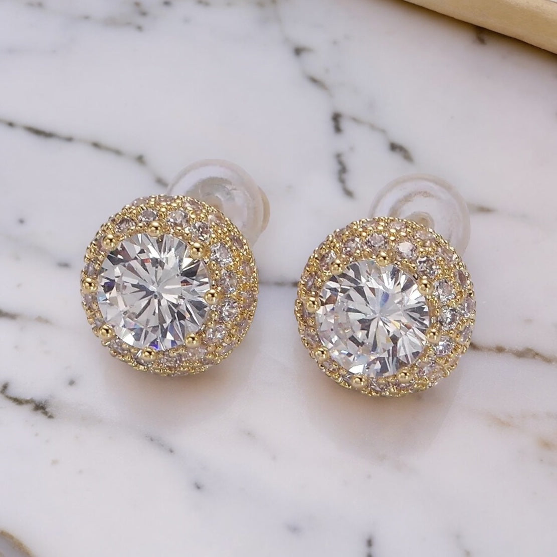 Jenny® | Livianna Round Crystal Earrings