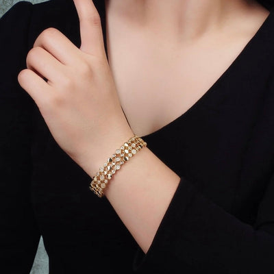 Maritza® | Gavriella Hexogonal Cuff Bracelet