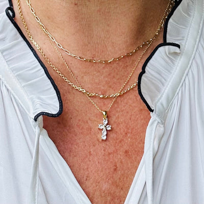 Milagros® | Gianna Cross Necklace