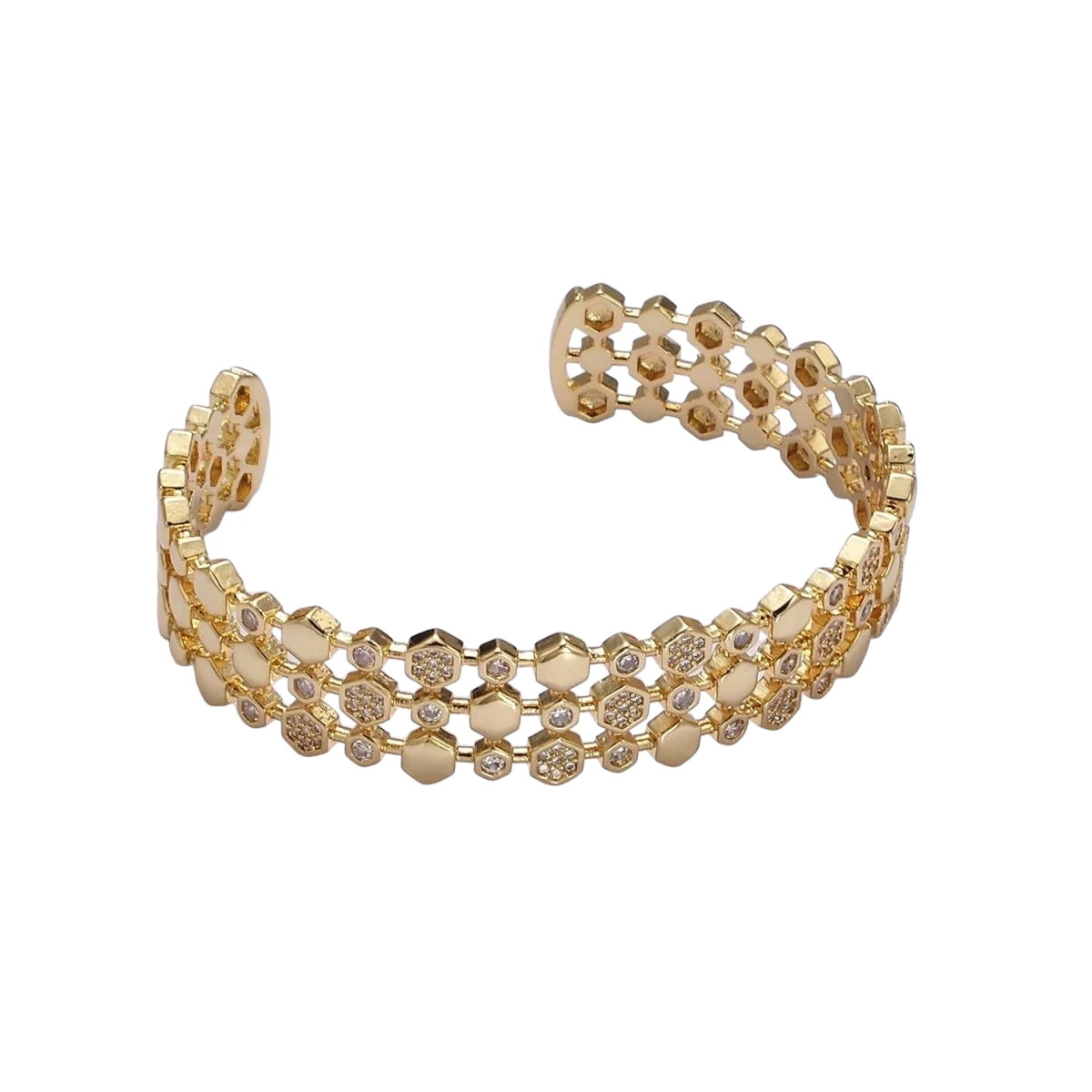 Maritza® | Gavriella Hexogonal Cuff Bracelet
