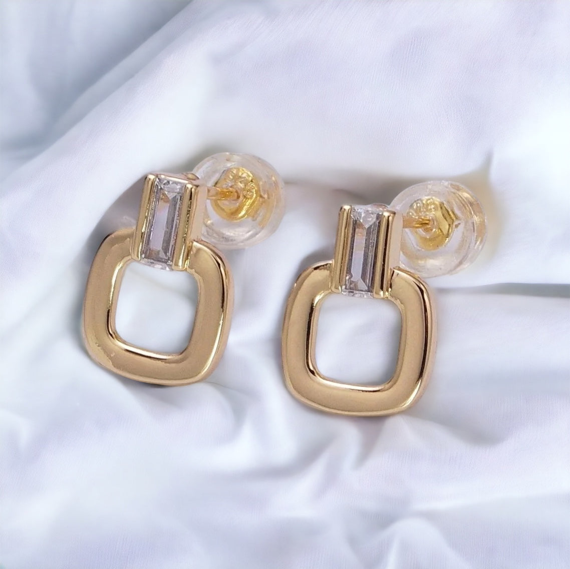 Rosario® | Zita Mini Square Earrings