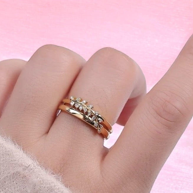 Samanta® | Eva Olive Branch Vine Ring