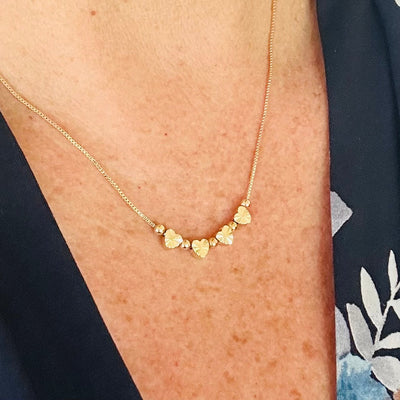 Melinoe® | Bella Mini Heart Charms Necklace