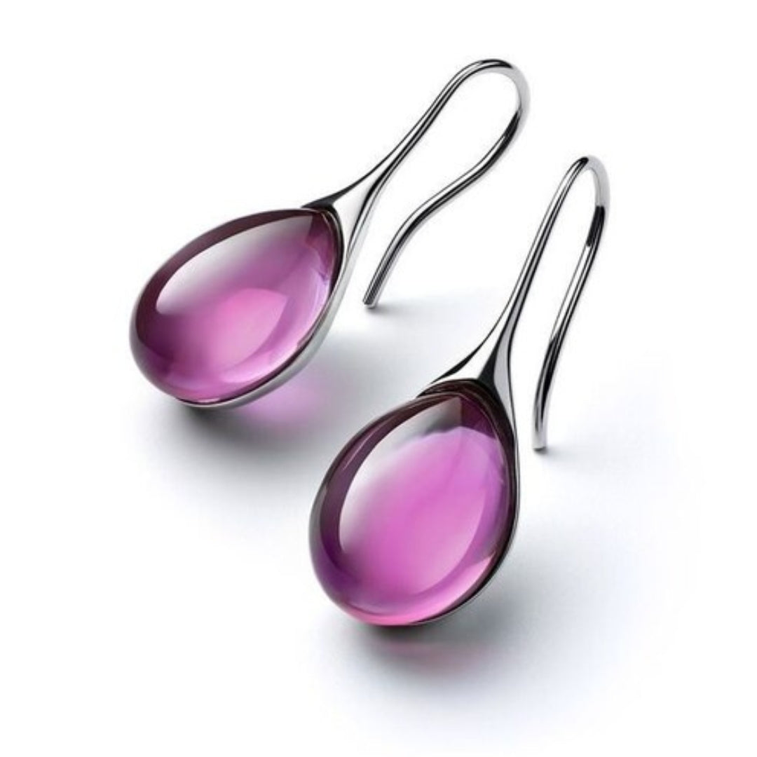 Phoebe® | Crystal Drop Earrings in Gold and Silver