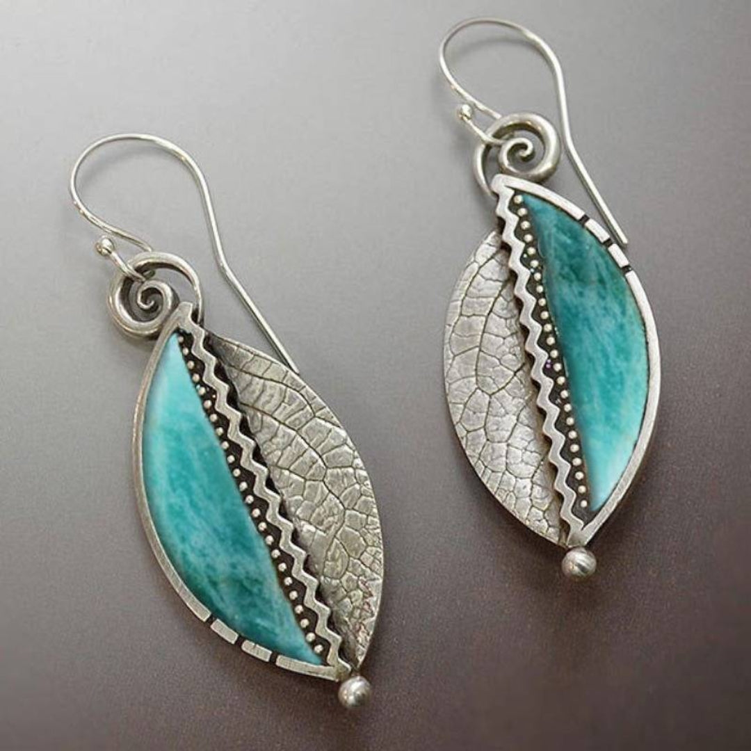 Eulalia® | Vintage Blue Turquoise Earrings