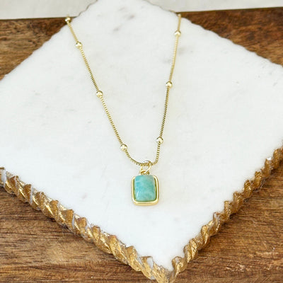 Vesper® | Briella Amazonite Gemstone Necklace