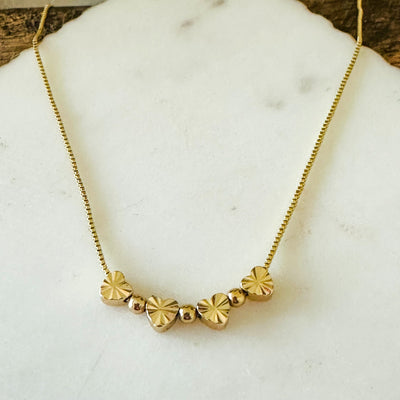 Melinoe® | Bella Mini Heart Charms Necklace