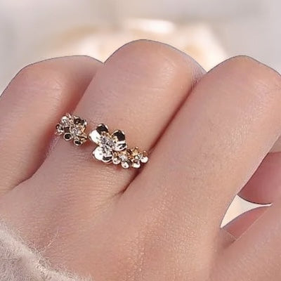 Viviana® | Tonia Dainty Flower Ring