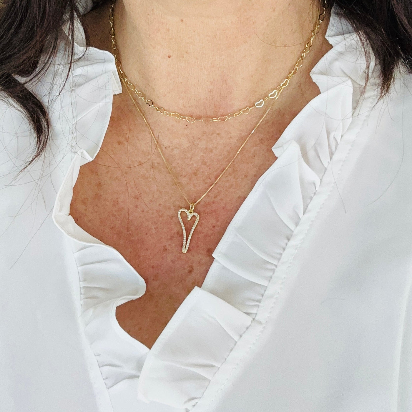 Flavia® | Orabella Gold Heart Necklace