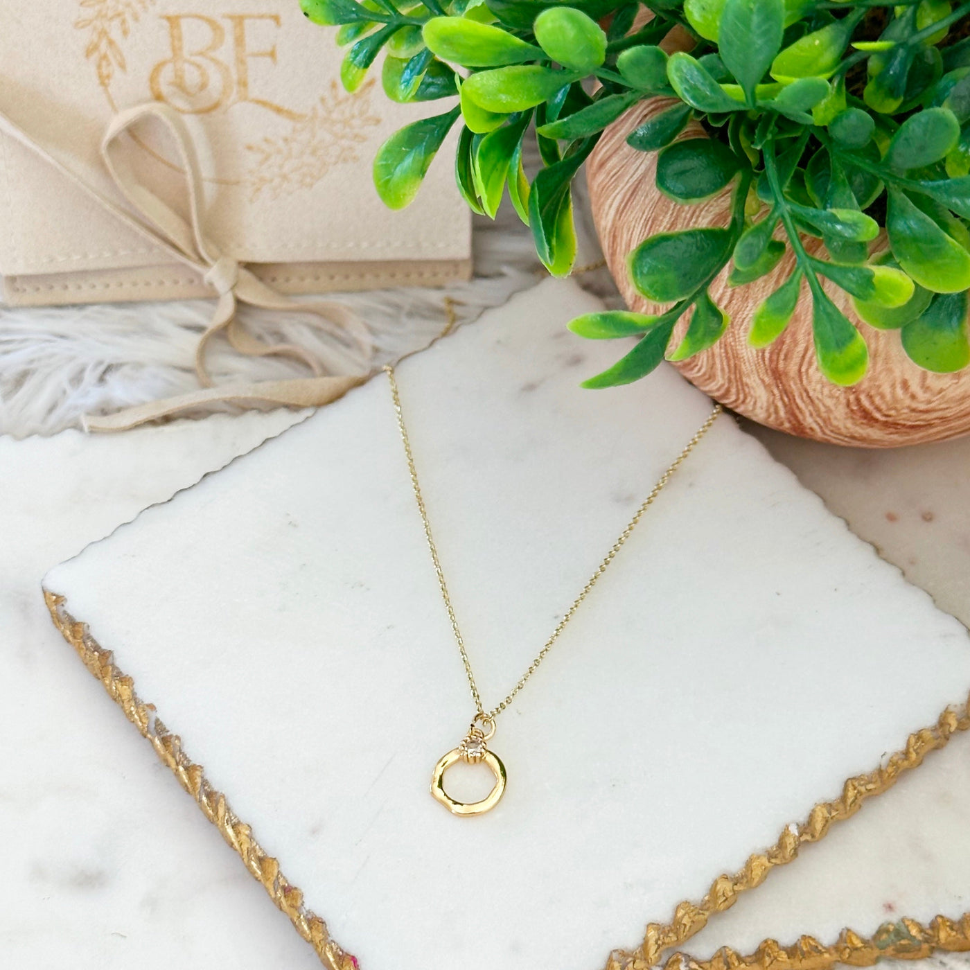 Fernanda® | Jenah Open Circle Necklace