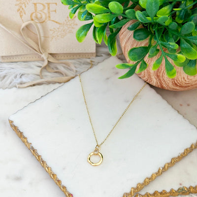 Fernanda® | Jenah Open Circle Necklace
