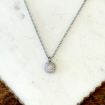 Soraya® | Tessa CZ Square Pendant Necklace
