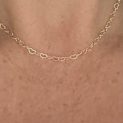 Electra® | Amore Heart Link Choker Necklace