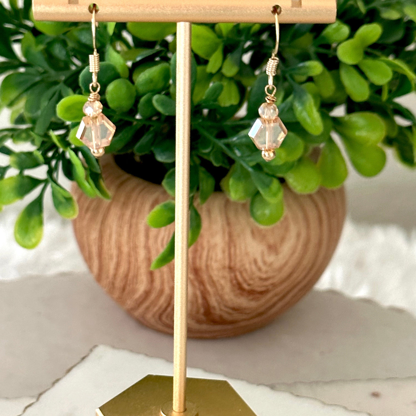 Hilda® | Pamina Honeycomb Glass Bead Earrings