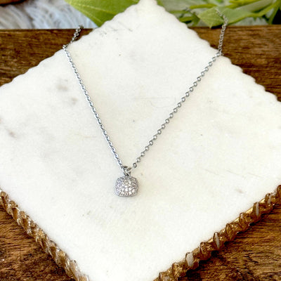 Soraya® | Tessa CZ Square Pendant Necklace
