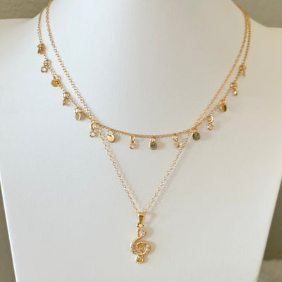 Elizabeth® | Norah Ball Chain With Dangle Discs