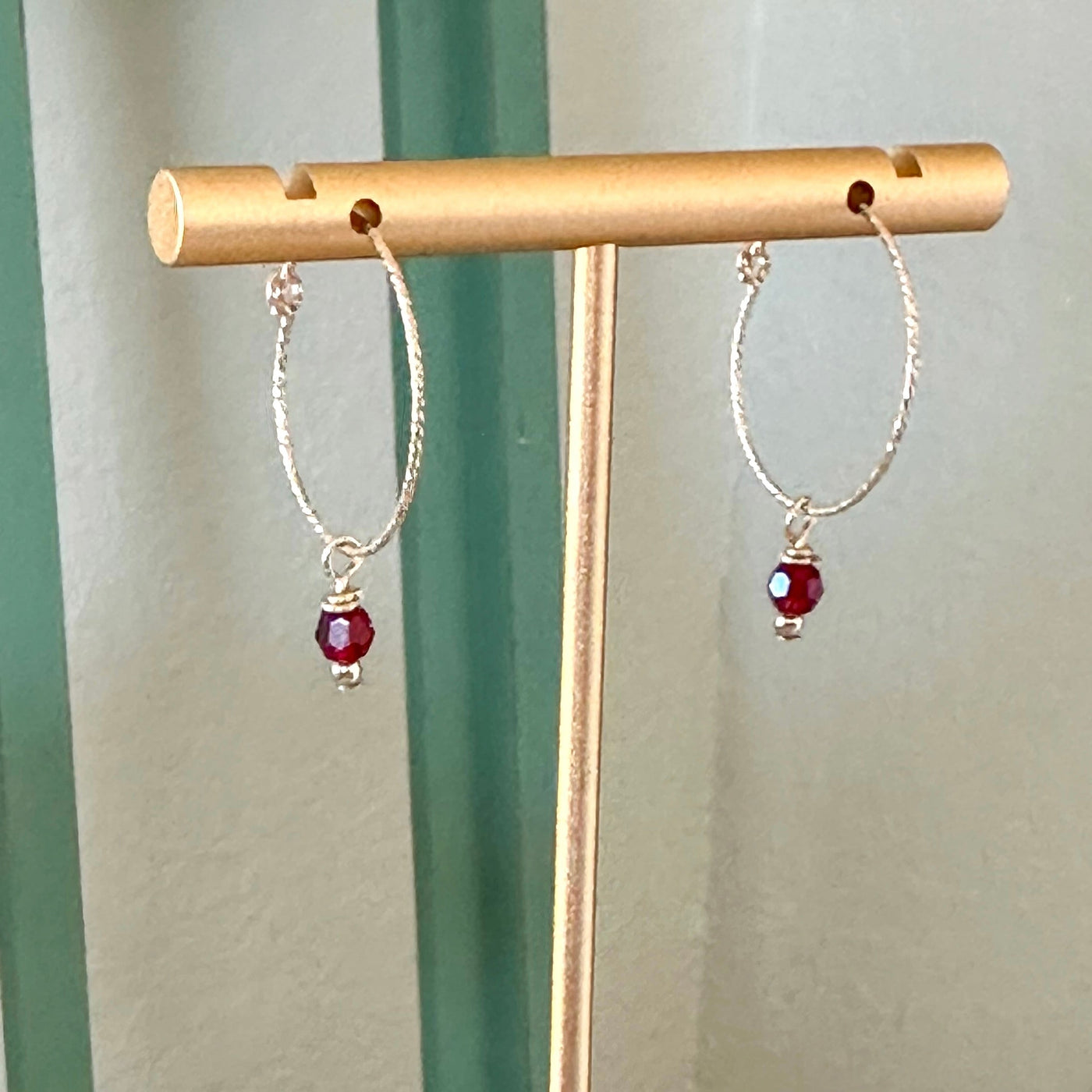 Gabriela® | Oria Mini Sparkle Hoop Earrings