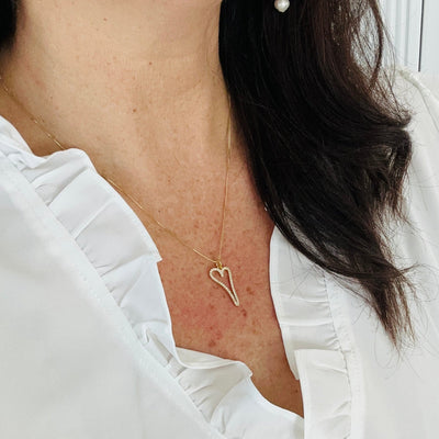 Flavia® | Orabella Gold Heart Necklace