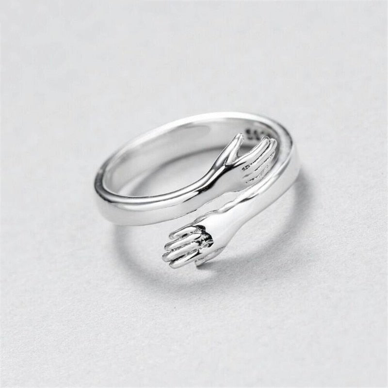 Seraphina® | Silver Adjustable Hug Ring