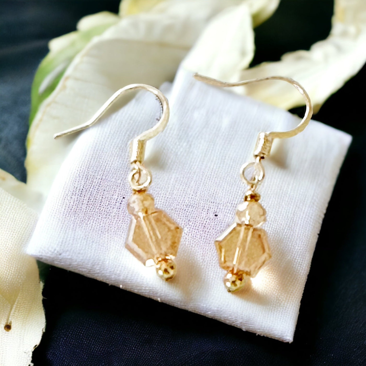 Hilda® | Pamina Honeycomb Glass Bead Earrings