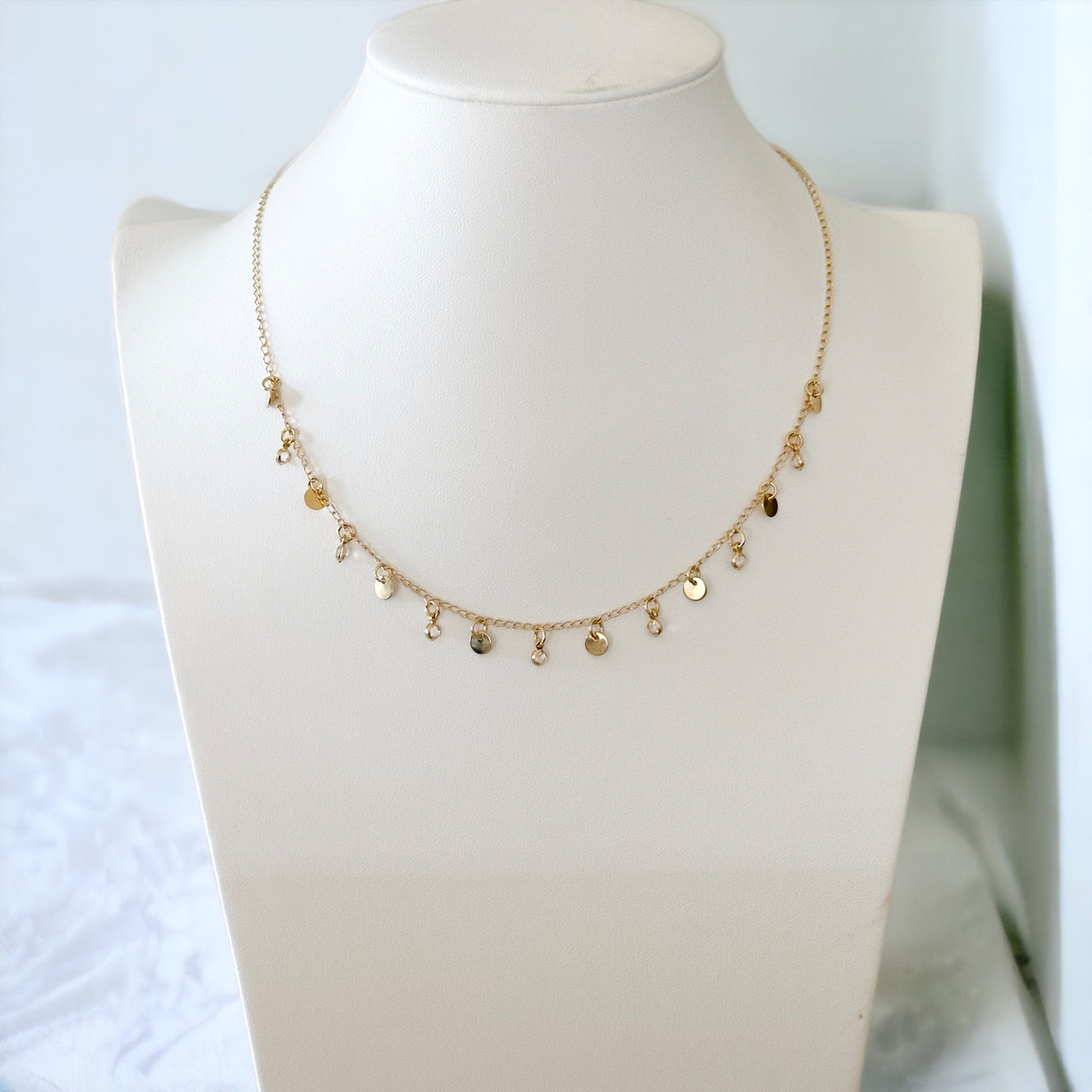 Elizabeth® | Norah Ball Chain With Dangle Discs