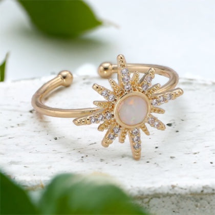 Fátima® | Opalina Dainty Sunshine Ring