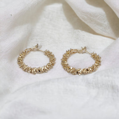 Danna® | Idena Hoop Earrings  Gold or Silver