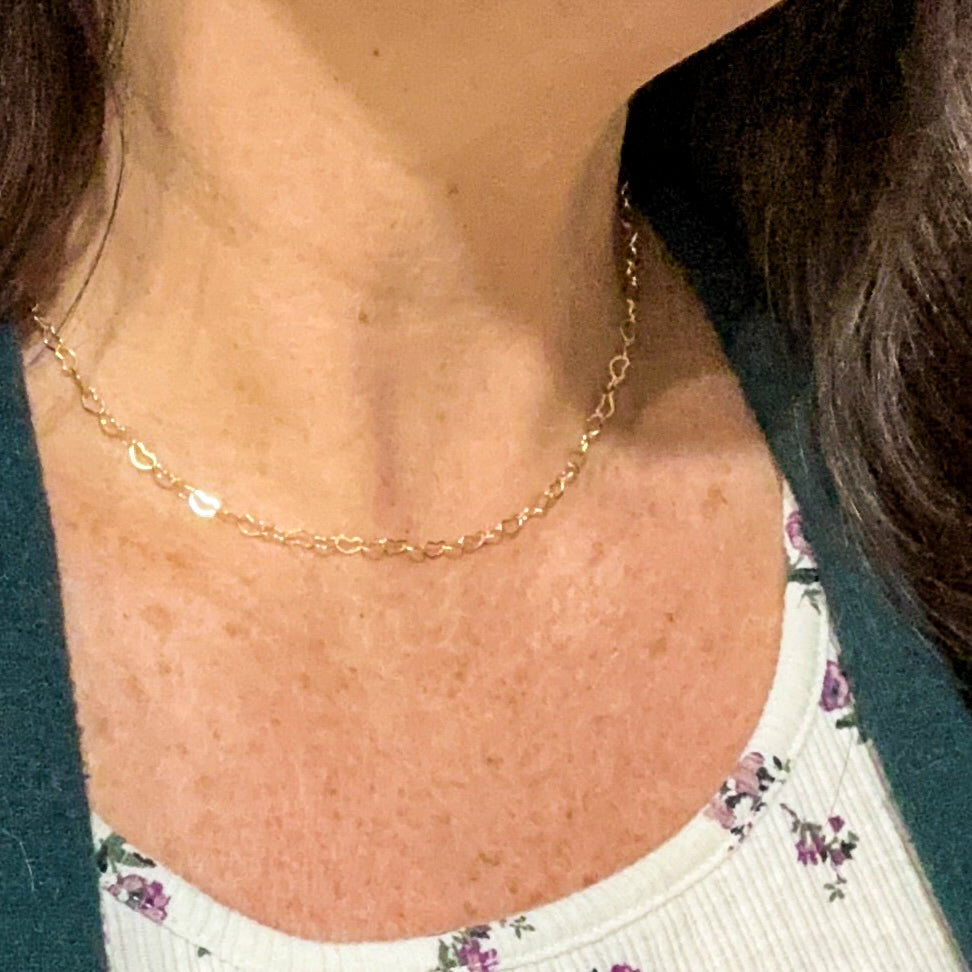 Electra® | Amore Heart Link Choker Necklace