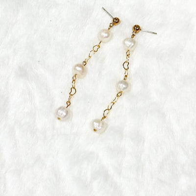 Sylvana® | Three Wishes Pearl Dangle Earrings